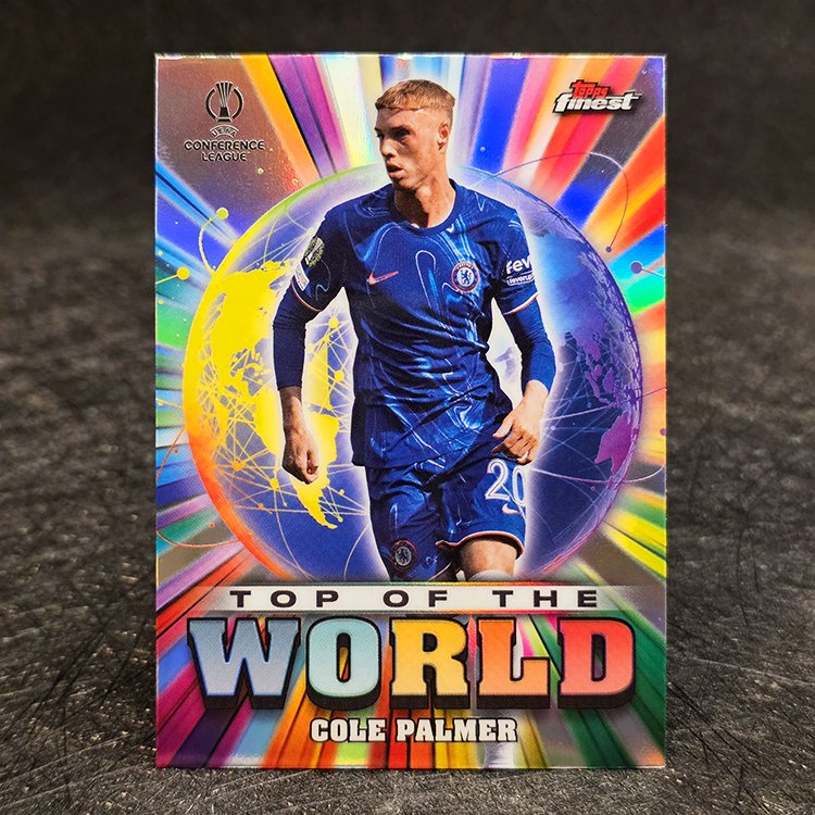 Topps Finest UCC 2024-25 - Top of the World - Cole Palmer, Chelsea #TW-6