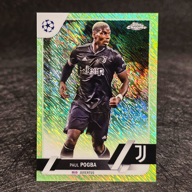 Topps Chrome UEFA 2022-23 - Green - Paul Pogba, Juventus /399 #108