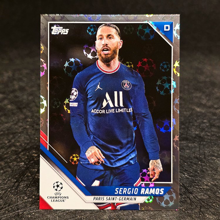Topps UEFA 2021-22 - Starball - Sergio Ramos, Paris St Germain #36