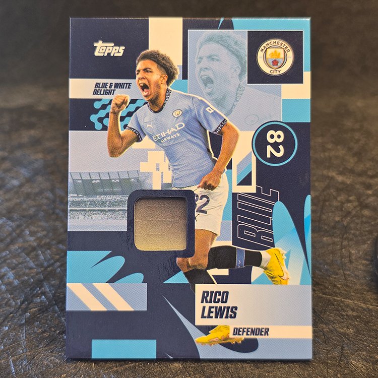 Topps Man City Team Set 2024-25 - Blue & White Delight - Rico Lewis, Manchester City #82