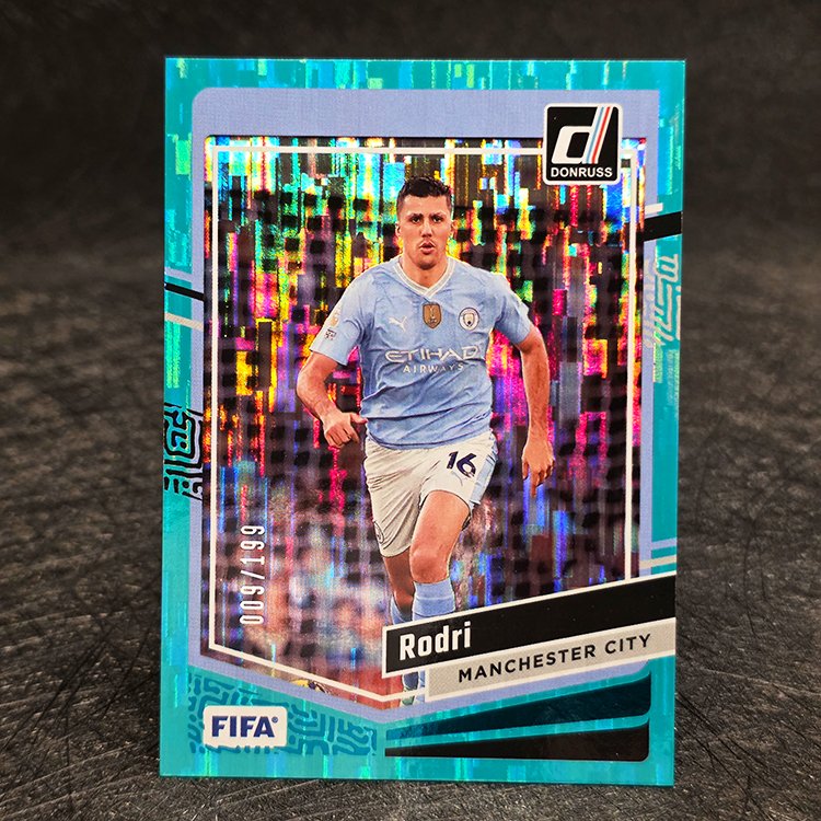 Panini Donruss Optic Soccer 2023-24 - Teal - Rodri, Manchester City /199 #98