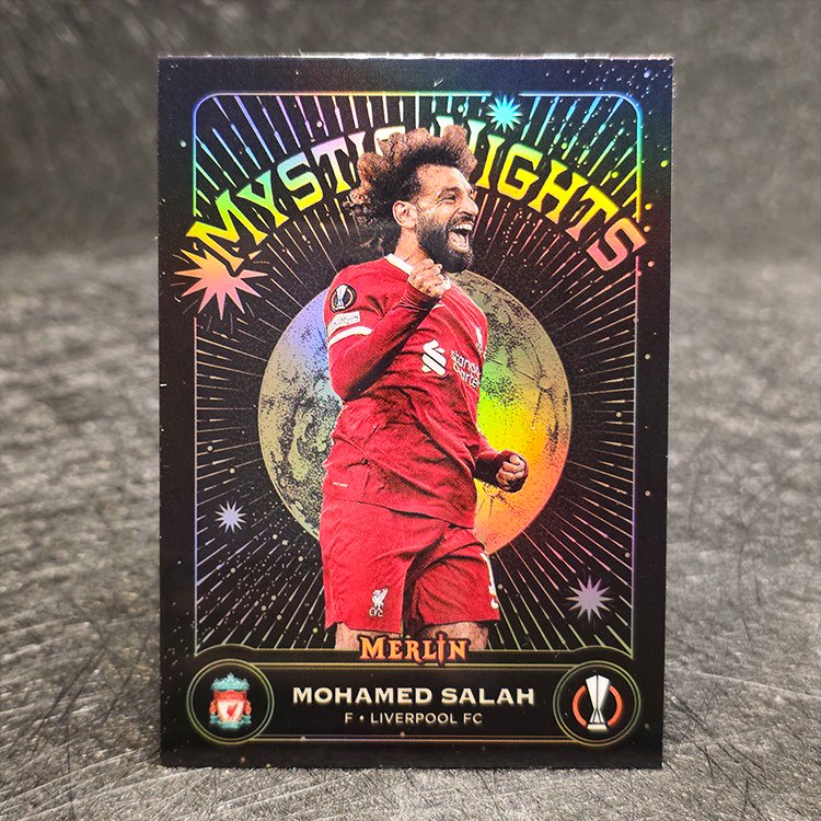 Topps Merlin UEFA 2024-25 - Mystic Nights - Mohamed Salah, Liverpool #MN-3
