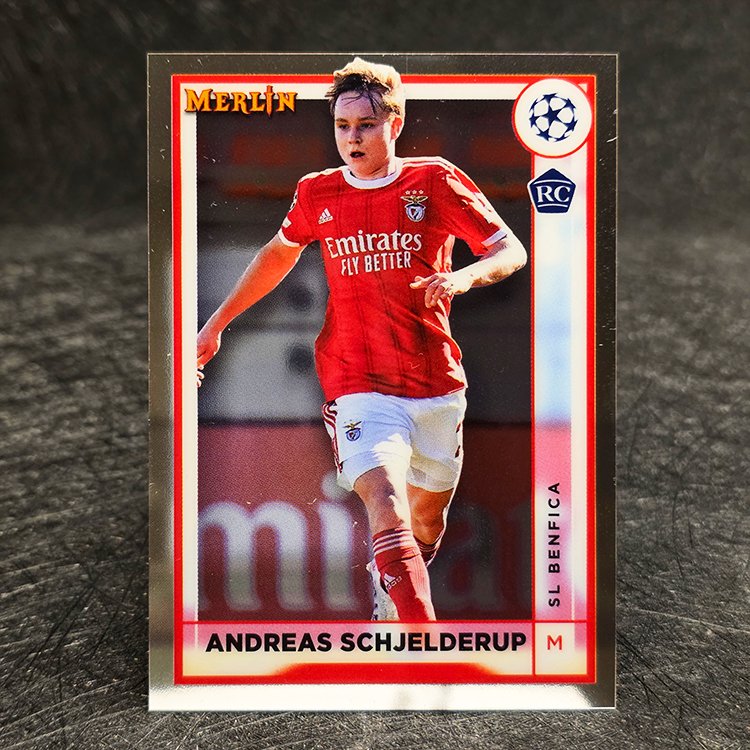 Topps Merlin UCC 2024-25 - Silver - Andreas Schjelderup, Benfica #143