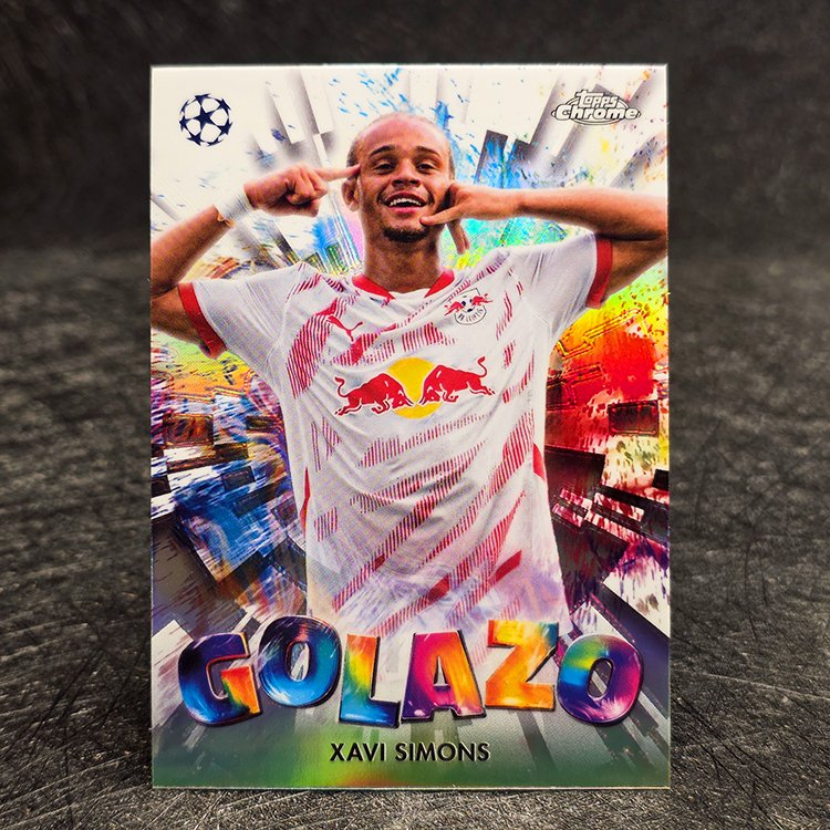Topps Chrome UCC 2024-25 - Golazo - Xavi Simons, Leipzig #GZ-14