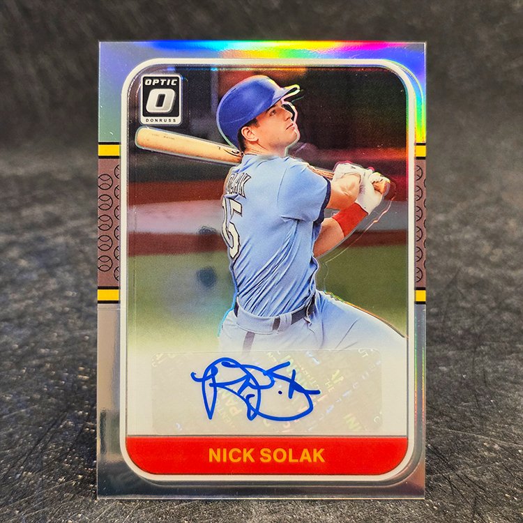 Donruss Optic 2021 - Retro 1987 Signatures - Nick Solak, Texas Rangers #RS87-NS