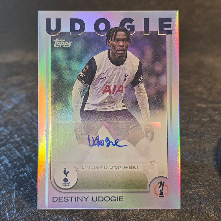 Topps UEFA 2024-25 - Auto - Destiny Udogie, Tottenham #A-DU
