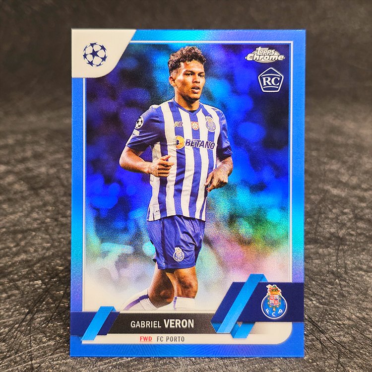 Topps Chrome UEFA 2022-23 - Blue - Gabriel Veron, Porto /150 #76