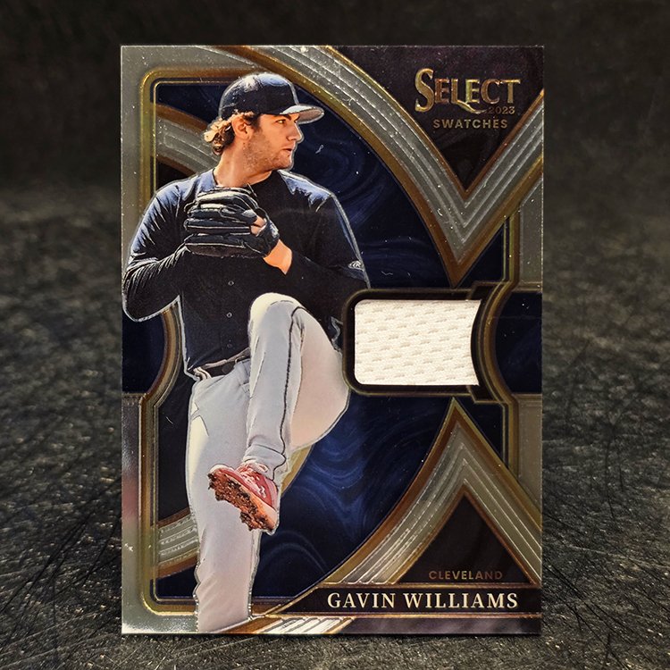 Panini Select Baseball 2023 - Select Swatches - Gavin Williams, Cleveland Guardians #SS-GW