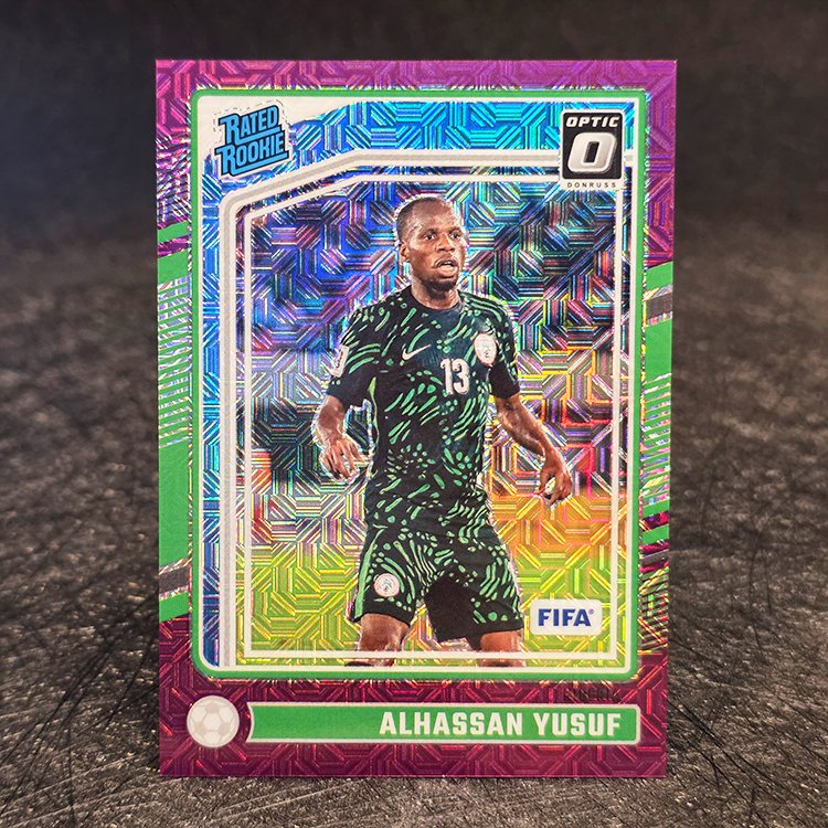 Panini Donruss Optic Soccer 2024-25 - Rated Rookie - Purple - Alhassan Yusuf, Nigeria /25 #194