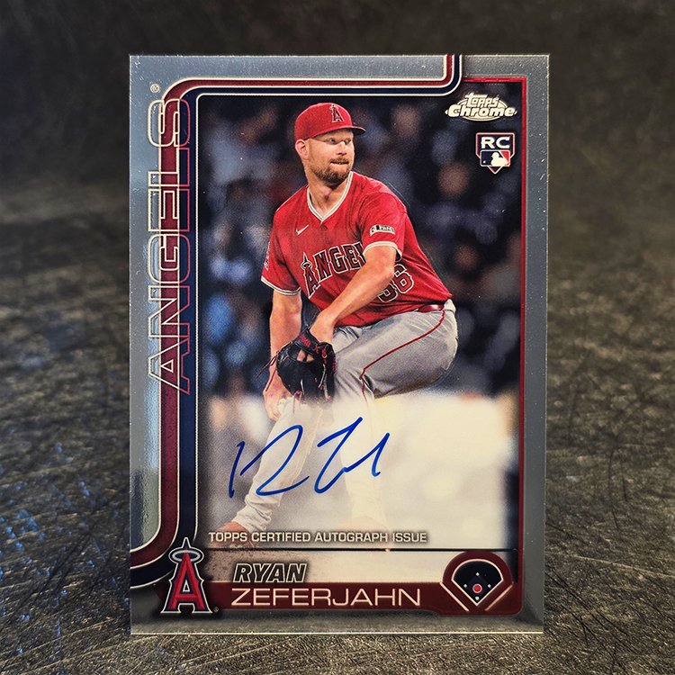 Topps Chrome 2025 - Rookie Auto - Ryan Zeferjahn, Angels #RA-RZ