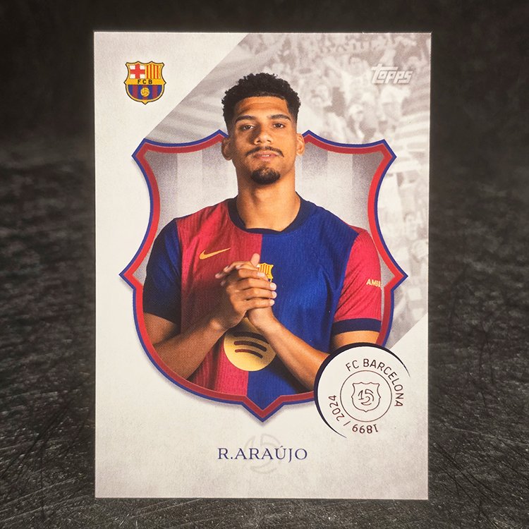 Topps Barcelona Team Set 2024-25 - 125th Anniversary - Ronald Araujo #3