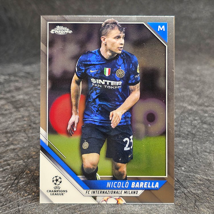 Topps Chrome UEFA 2021-22 - Nicolo Barella, Inter #149