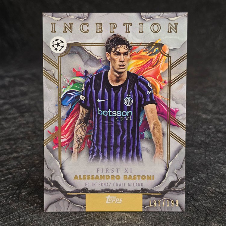 Topps Inception 2026 - First XI - Alessandro Bastoni, Inter /199 #4