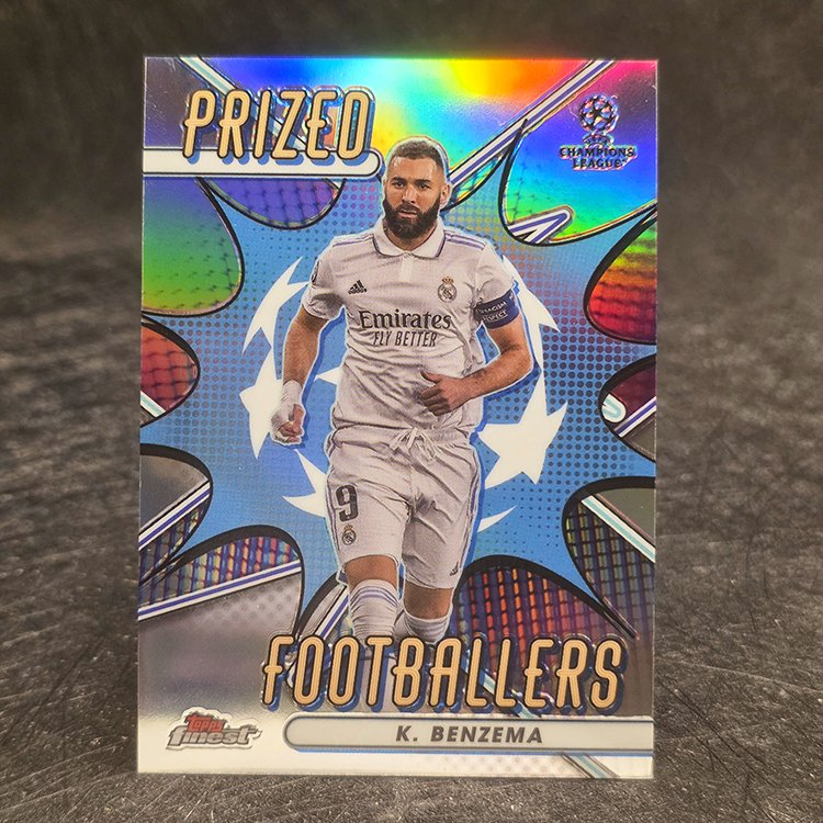 Topps Finest UEFA CL 2022-23 - Prized Footballers - Karim Benzema, Real Madrid #PF-18