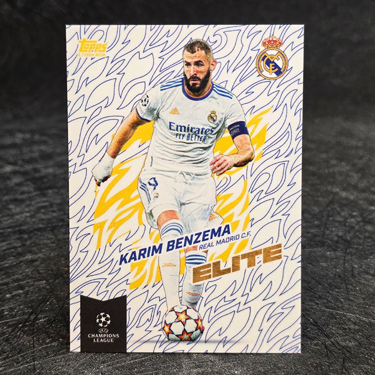 Topps Gold X Tyson Beck 2021-22 - Elite - Karim Benzema, Real Madrid