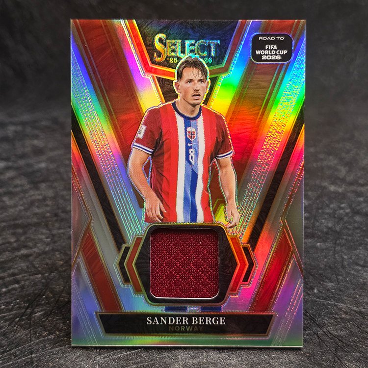 Panini Select Road To Fifa World Cup 2025-26 - Select Swatches - Sander Berge, Norway #SW-SBE