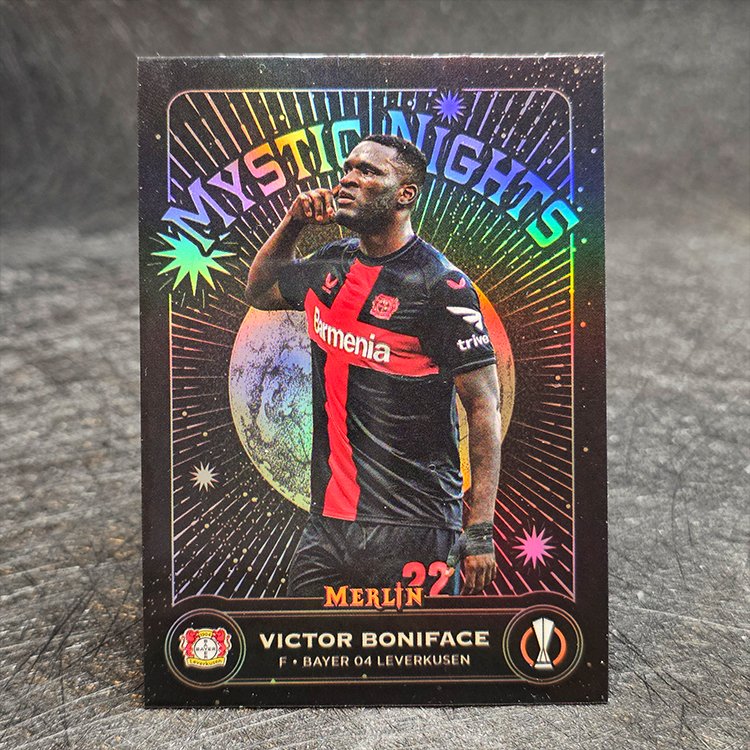 Topps Merlin UEFA 2024-25 - Mystic Nights - Victor Boniface, Bayer Leverkusen #MN-12