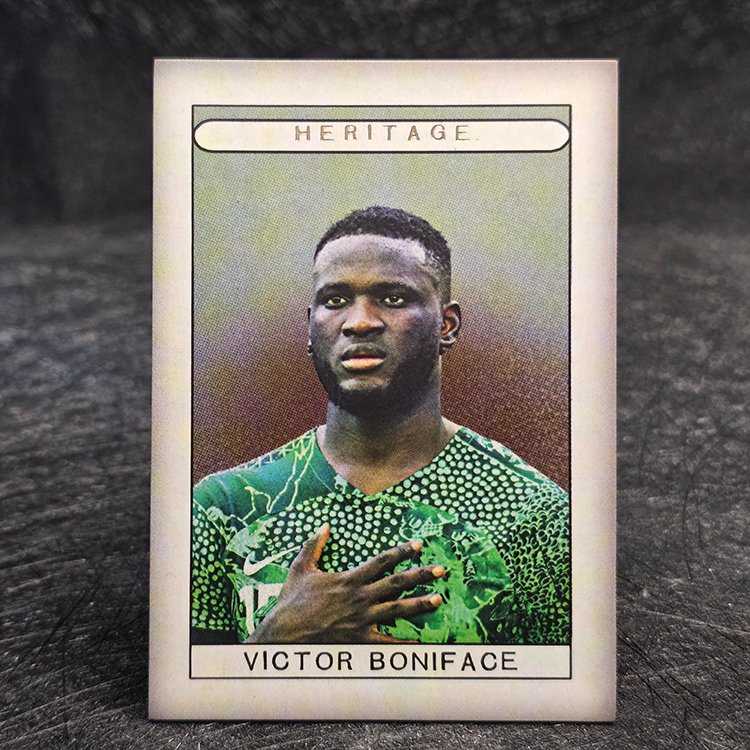Futera Unique 2024 - Heritage - Victor Boniface, Nigeria /35 #HG062