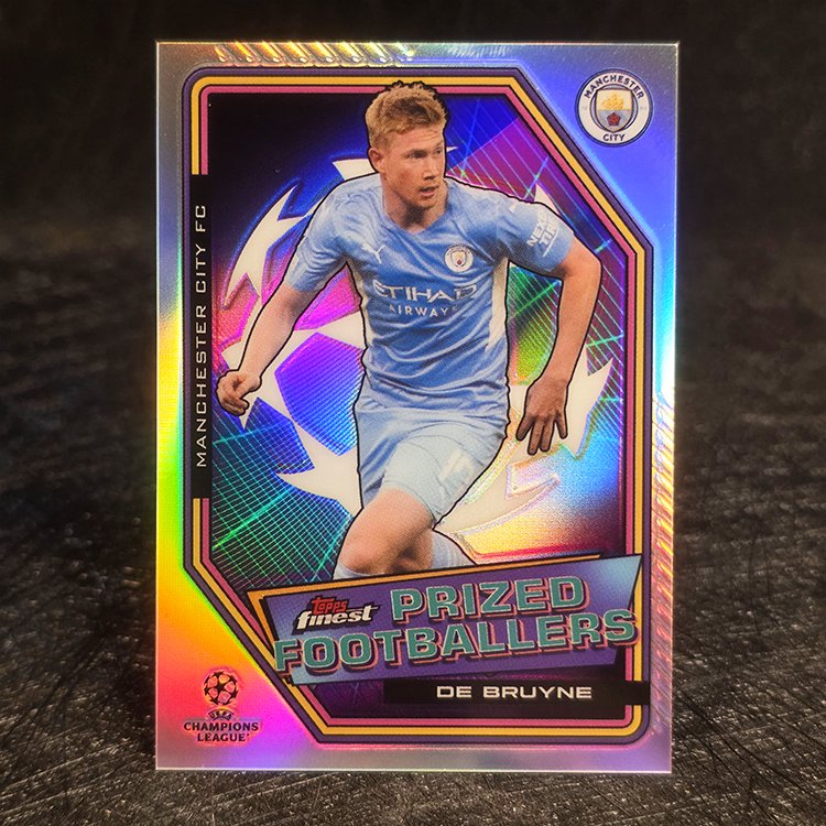 Topps Finest UEFA CL 2021-22 - Prized Footballers - Kevin de Bruyne, Manchester City #PF-6