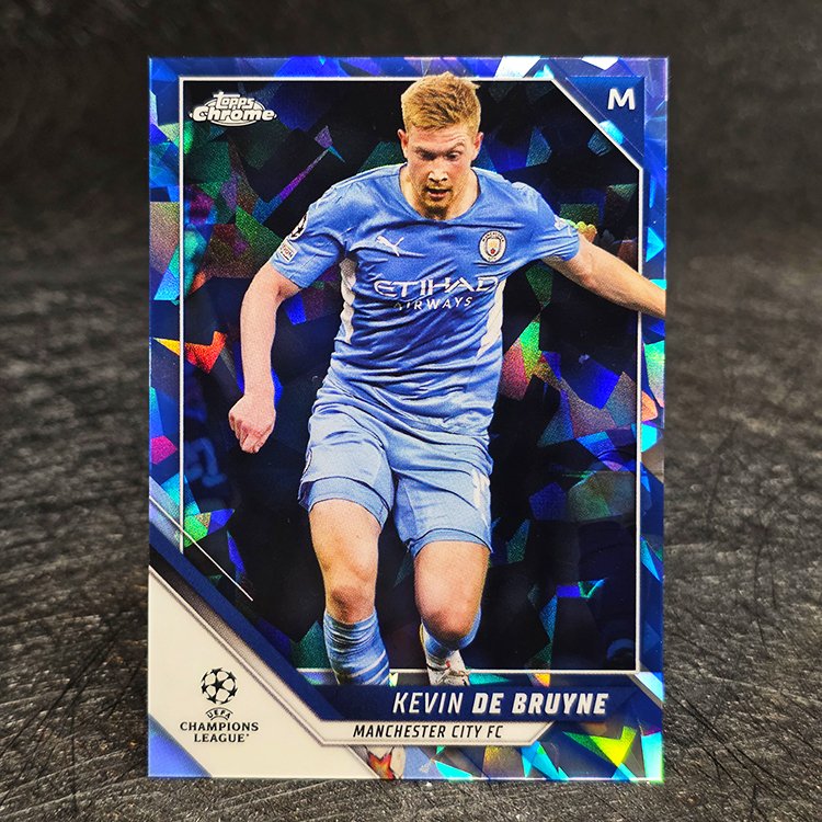 Topps Chrome UEFA 2021-22 - Sapphire - Kevin De Bruyne, Manchester City #75