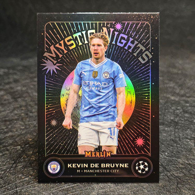 Topps Merlin UEFA 2024-25 - Mystic Nights - Kevin de Bruyne, Manchester City #MN-15