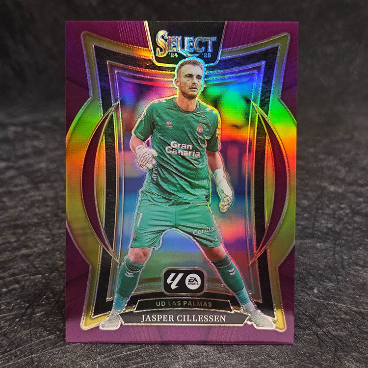 Panini Select La Liga 2024-25 - Terrace, Purple - Jasper Cillesen, Las Palmas /99 #60