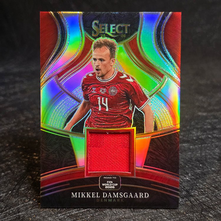 Panini Select Road To Fifa World Cup 2025-26 - Memorabilia - Mikkel Damsgaard, Denmark #SM-MDD