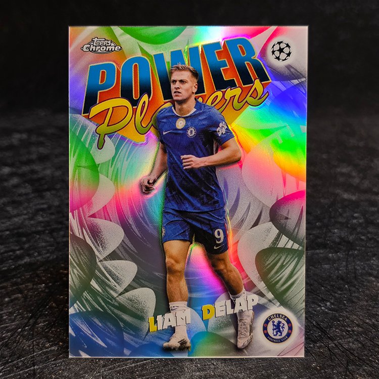 Topps Chrome UCC 2025-26 - Power Players - Liam Delap, Chelsea #pp-8