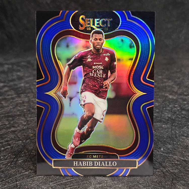 Panini Select Ligue 1 MCDonald's 2025-26 - Mezzanine, Blue - Habib Diallo, Metz /40 #197