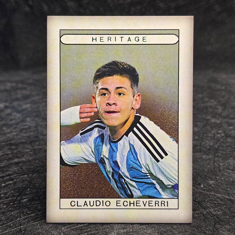 Futera Unique 2024 - Heritage - Claudio Echeverri, Argentina /24 #HG092