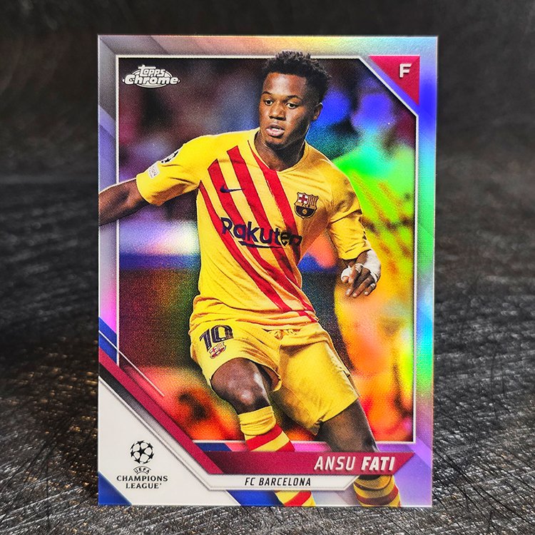 Topps Chrome UEFA 2021-22 - Ansu Fati, Barcelona #29