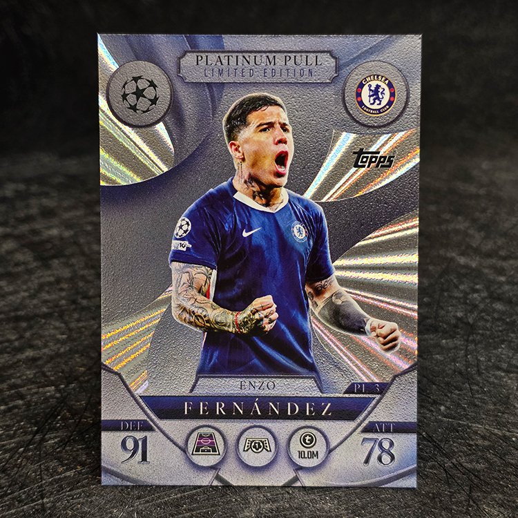 Topps Match Attax 2025-26 - Platinum Pull - Enzo Fernandez, Chelsea #PL3