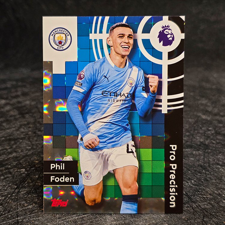 Topps Premier League 2025-26 - Pro Precision - Phil Foden, Manchester City #411