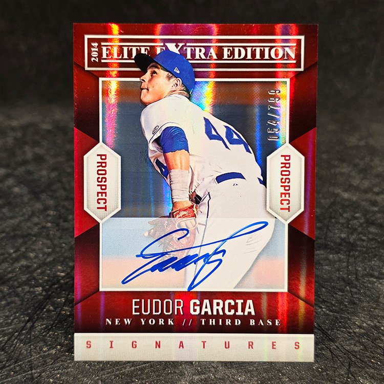 Panini Elite Extra Edition 2014 - Prospects Auto - Eudor Garcia, New York Mets /799 #41