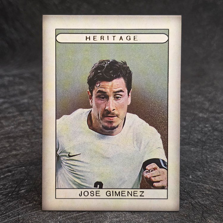 Futera Unique 2024 - Heritage - Jose Gimenez, Uruguay /35 #HG013