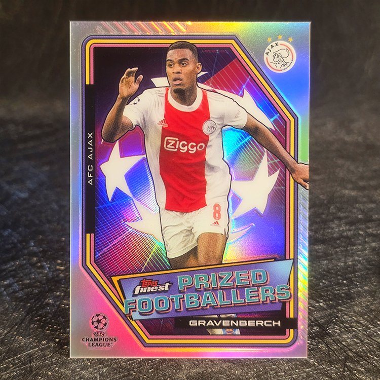 Topps Finest UEFA CL 2021-22 - Prized Footballers - Ryan Gravenberch, Ajax #PF-11