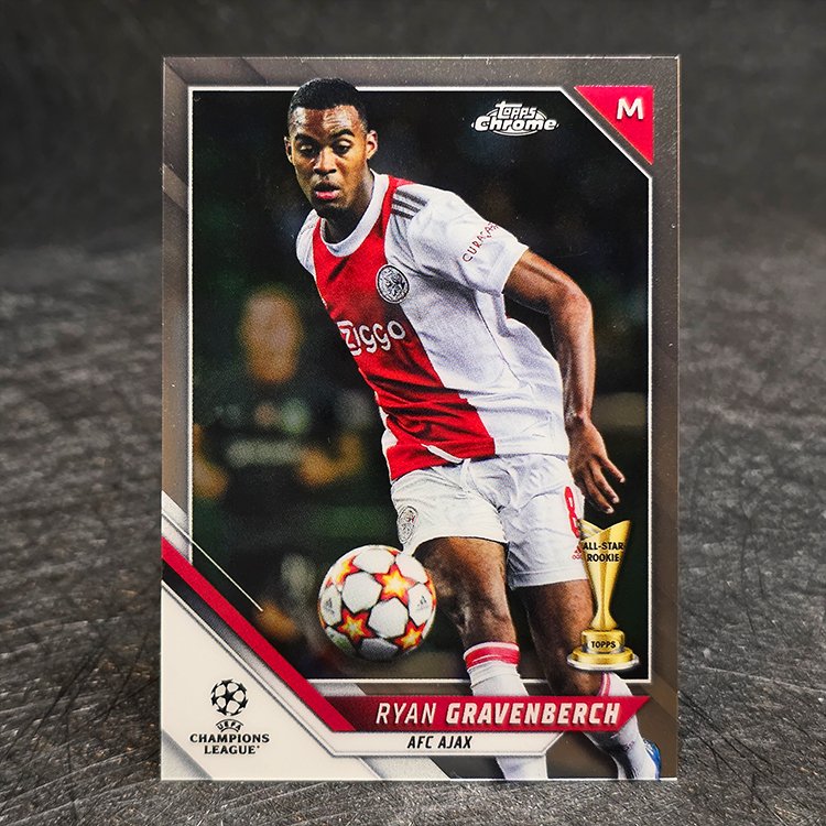 Topps Chrome UEFA 2021-22 - Ryan Gravenberch, Ajax #72