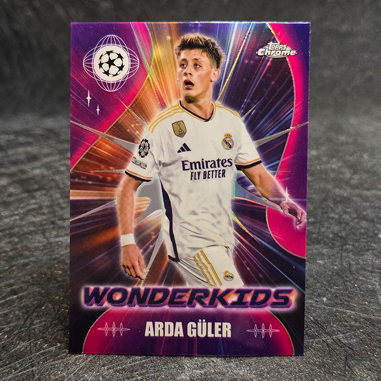 Topps Chrome UCC 2023-24 - Wonderkids - Arda Guler, Real Madrid #WK-1