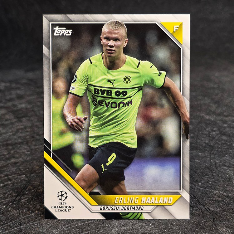 Topps Chrome UEFA 2021-22 - Erling Haaland, Borussia Dortmund #1