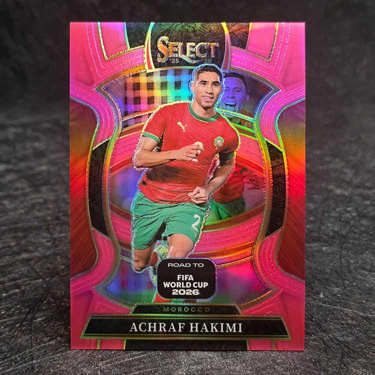 Panini Select Road To Fifa World Cup 2025-26 - Terrace, Pink - Achraf Hakimi, Morocco /99 #52