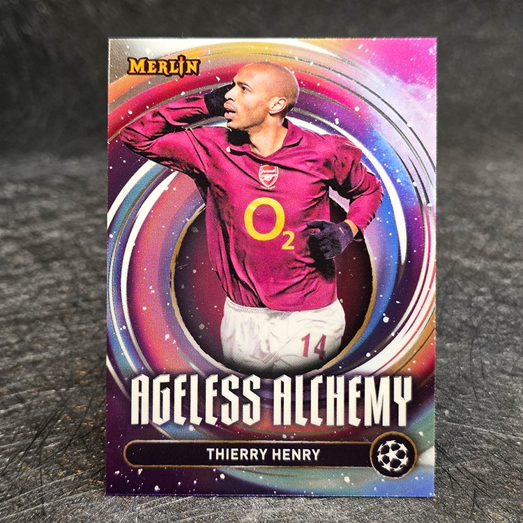 Topps Merlin UEFA 2024-25 - Ageless Alchemy - Thierry Henry, Arsenal #AA-18