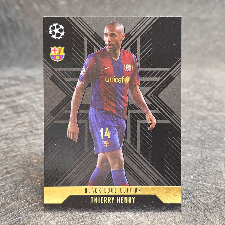 Topps Match Attax Extra 2024-25 - Black Edge Edition - Thierry Henry, Barcelona #BLA7