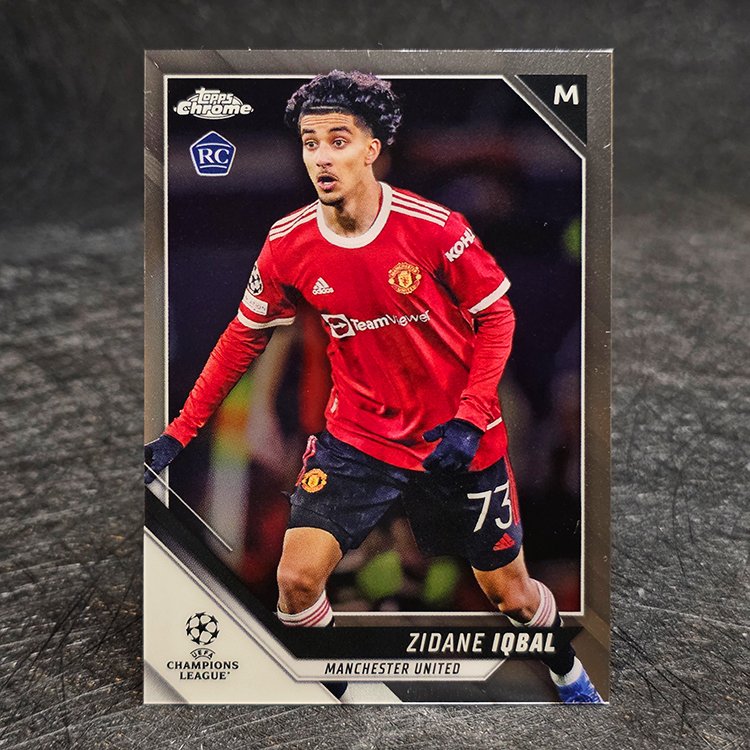 Topps Chrome UEFA 2021-22 - Zidane Iqbal, Manchester United #102