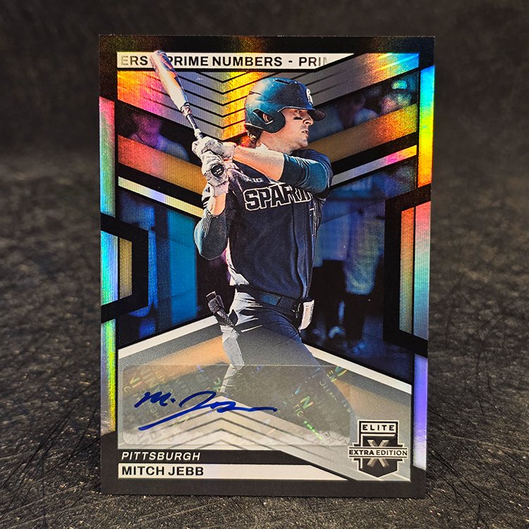 Panini Elite Extra Edition 2021 - Prime Numbers - Mitch Jebb, Pittsburgh Pirates /200 #107