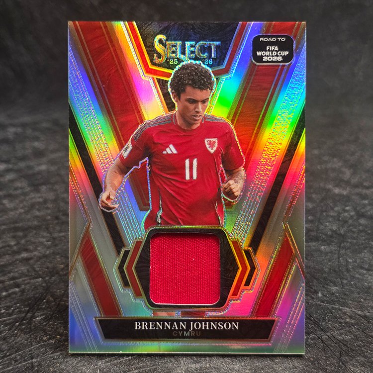 Panini Select Road To Fifa World Cup 2025-26 - Select Swatches - Brennan Johnson #SW-BJN