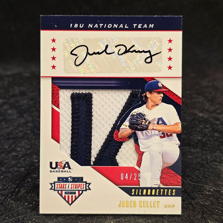 Panini Stars & Stripes 2019 - Silhouettes - Jared Kelley, United States /25 #USA-BJ
