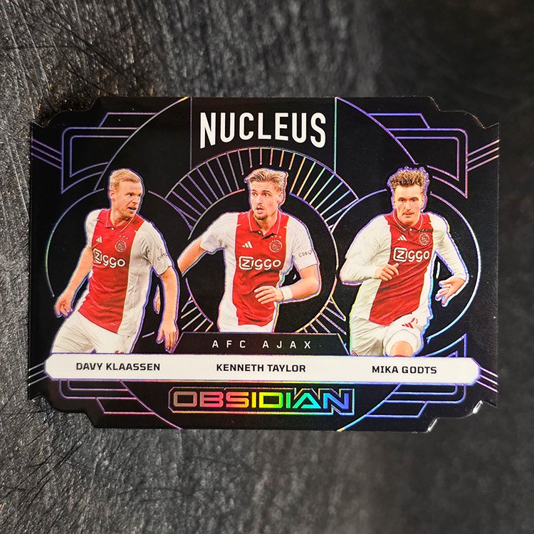 Panini Obsidian 2024-25 - Nucleus - Davy Klaassen, Kenneth Taylor, Mika Godts, Ajax /49 #2
