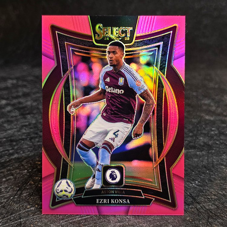Panini Select PL 2024-25 - Terrace, Pink - Ezri Konsa, Aston Villa /99 #11