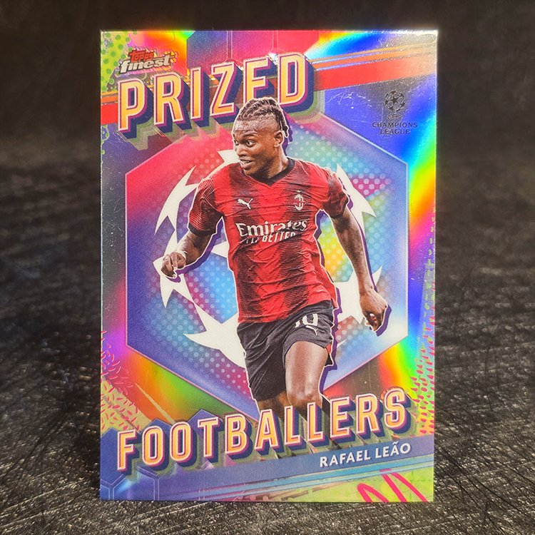 Topps Finest UCC 2023-24 - Prized Footballers - Rafael Leao, AC Milan #PF-1