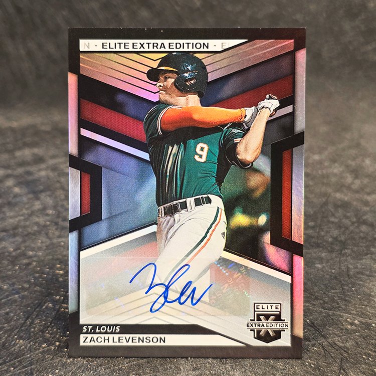 Panini Elite Extra Edition 2023 - Signatures Auto - Zach Levenson, St. Louis Cardinals #78